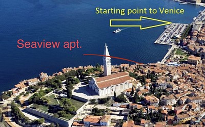 The ferry to Venice has changed position will update soon